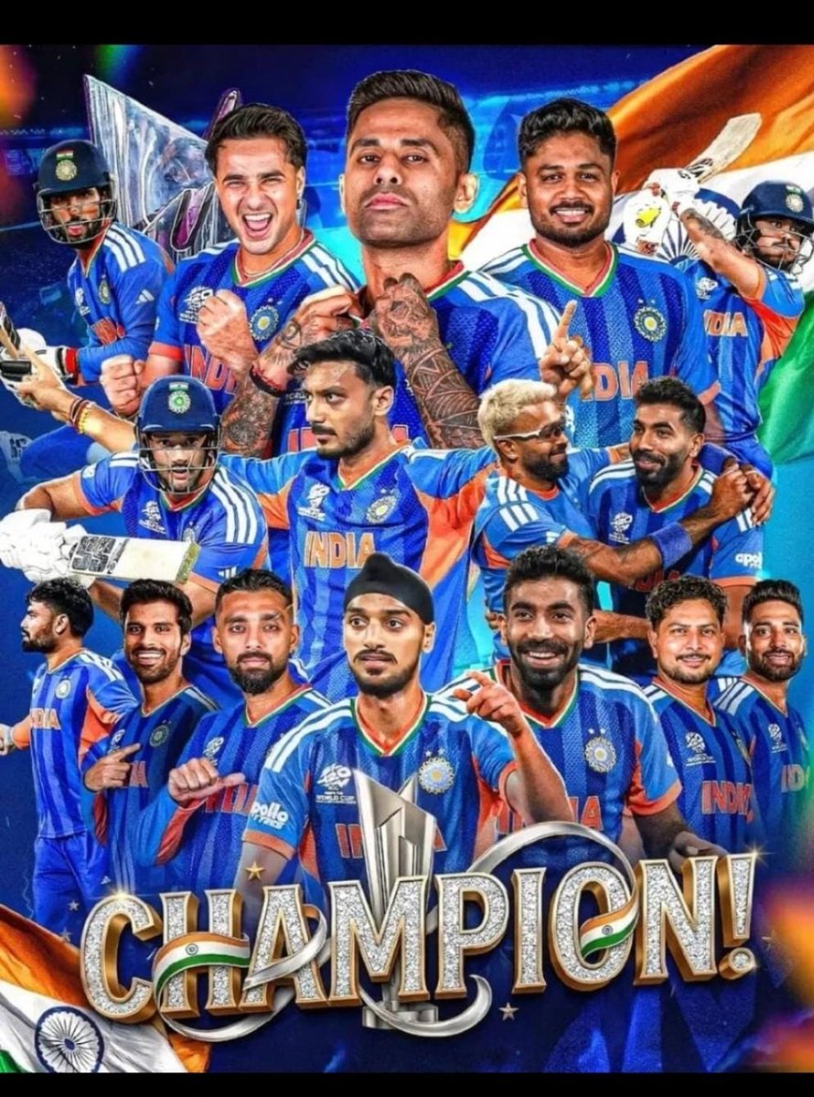 NarendraS01's tweet photo. CHAMPION ! #INDvsNZ https://t.co/y17xvRPB5M