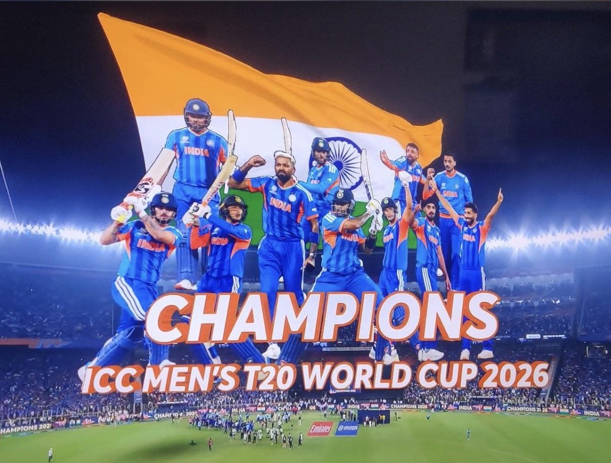 Sunnyisright2's tweet photo. India 🇮🇳
#T20WorldCup2026final https://t.co/Skhba7rtfT