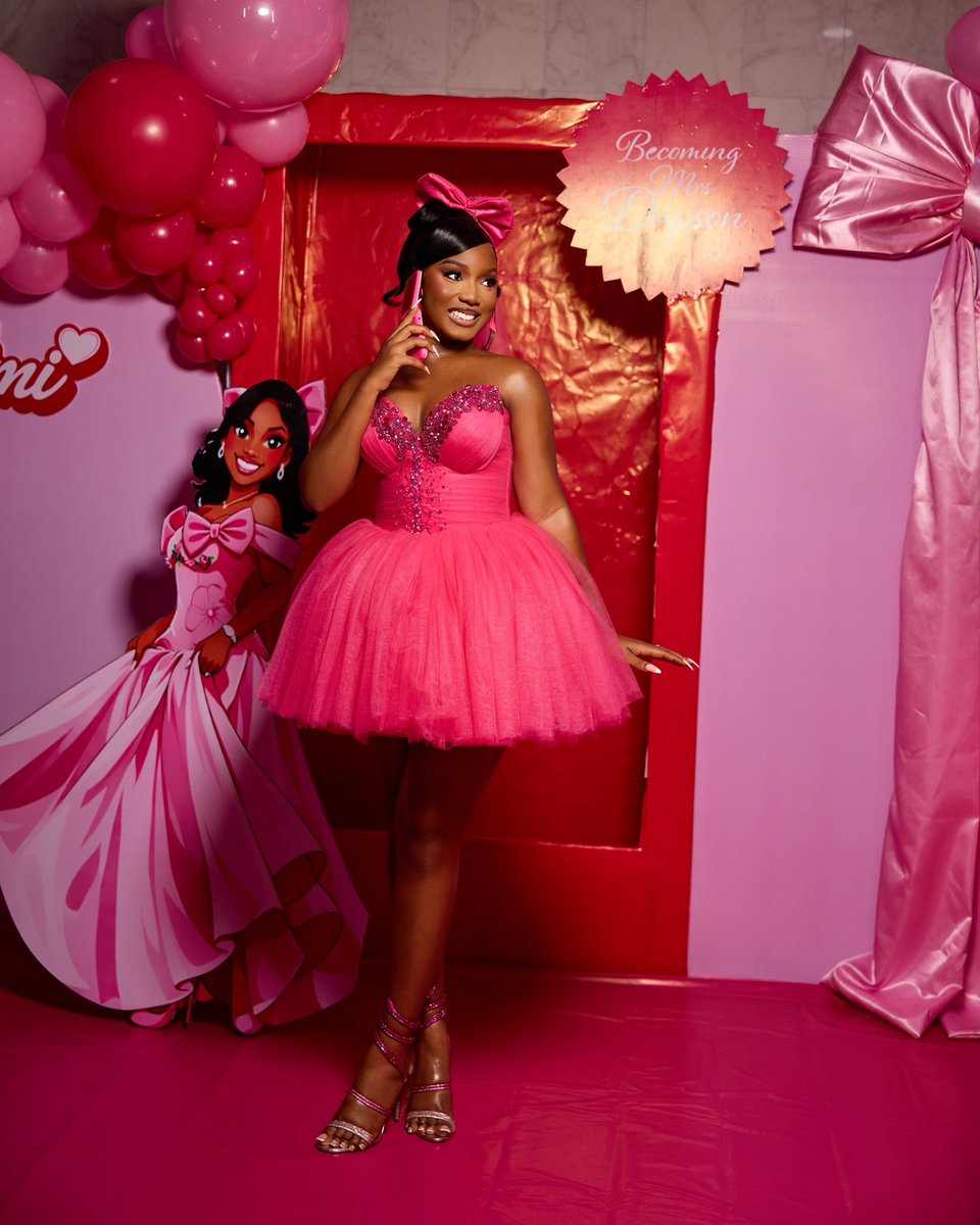 simisanya's tweet photo. Little Mrs Barbie 💓💕
Had the best bridal shower a bride could ask for 🥺 https://t.co/lR03c7KPcc