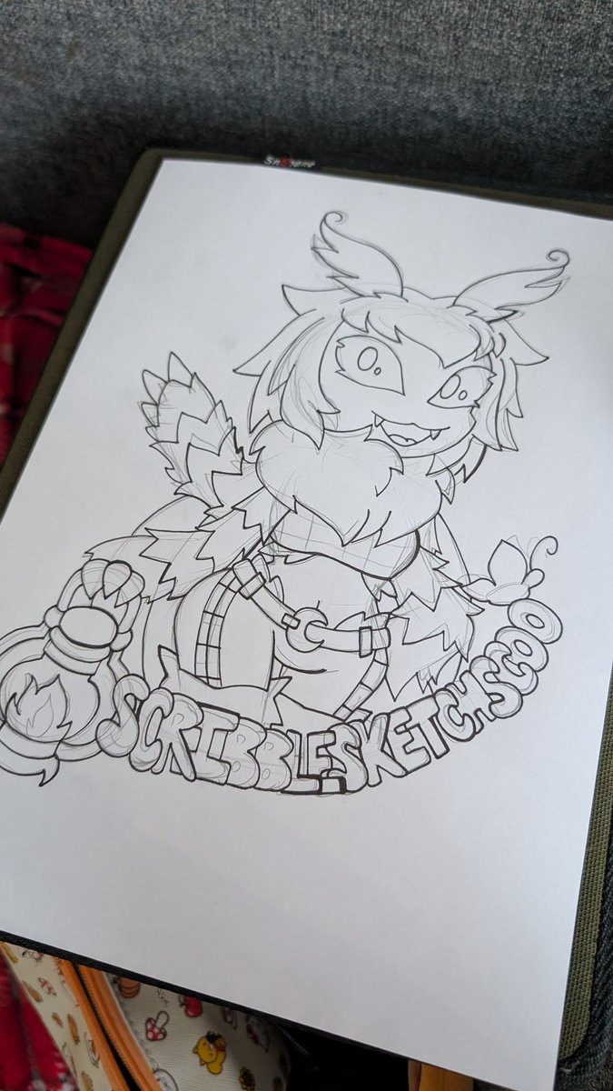 I'm working on some little stickers (this one is going to be a prize for a VTuber themed stamp rally I'm part of!)

Would you guys like little cute designs like this?