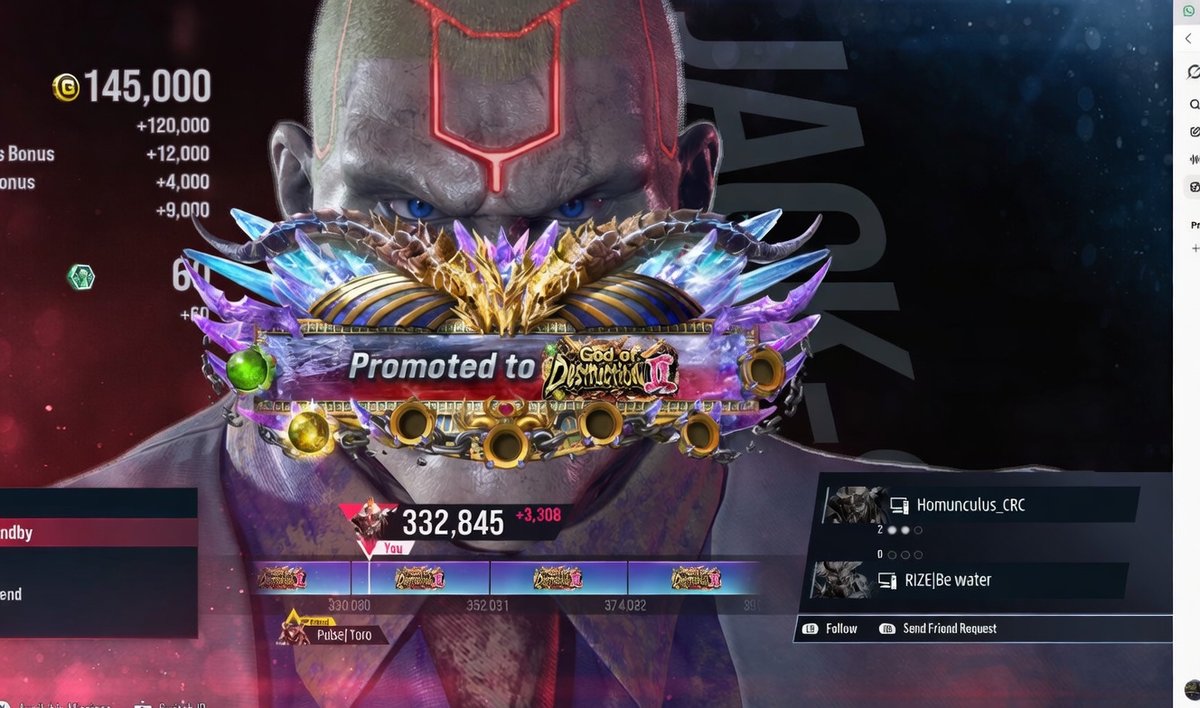 At the end of season 2 i reached GoD II