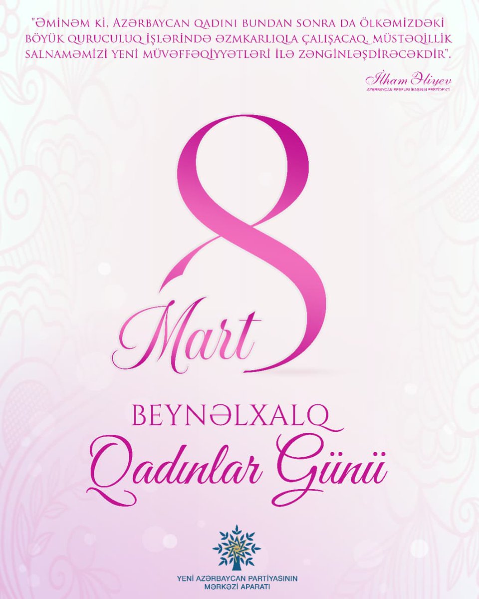 #8Mart #BeynəlxalqQadınlarGünü
