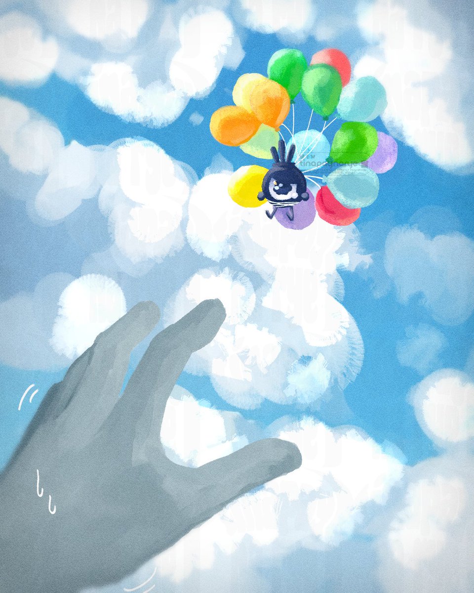 Don't tie that many balloons to a Patapon