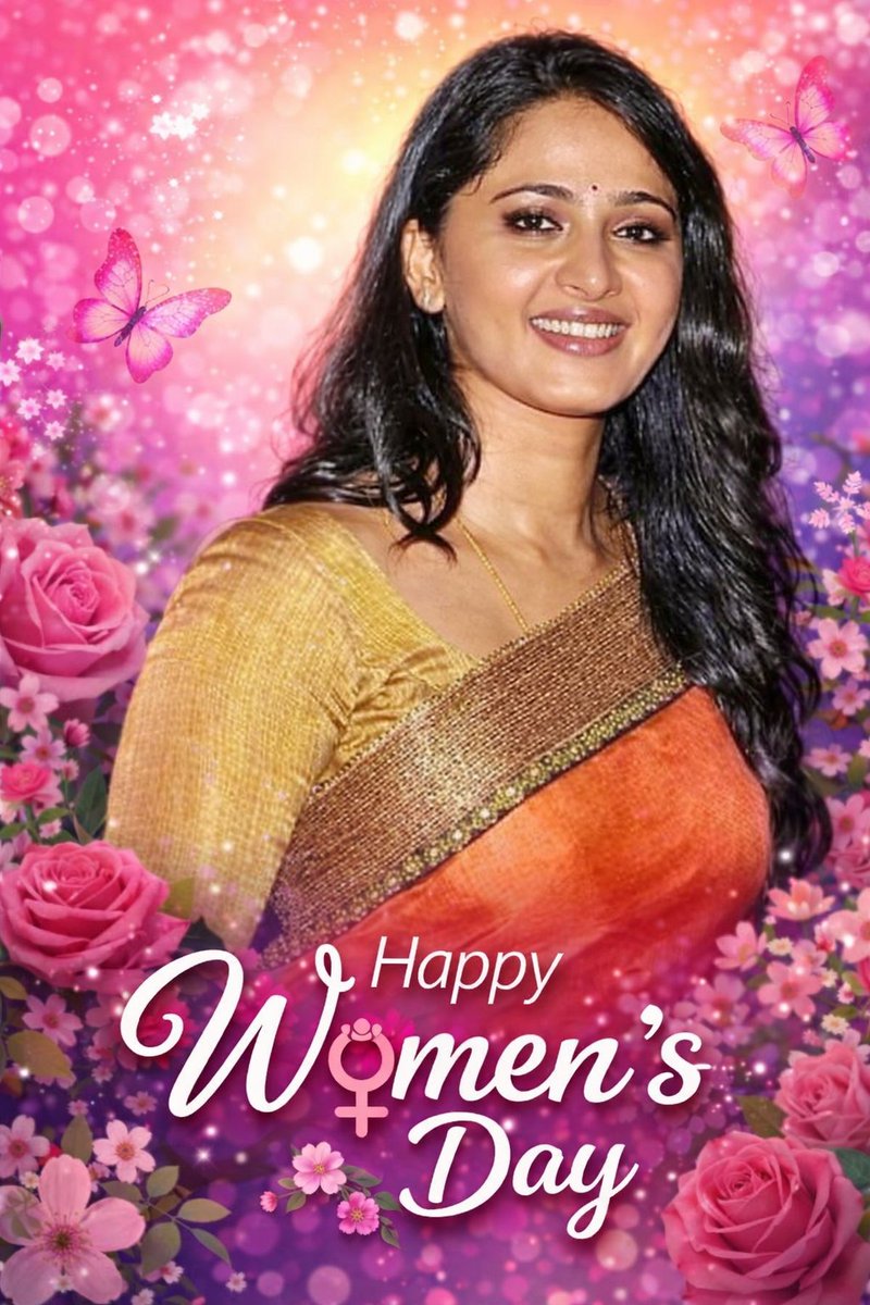 AnushkaStatus's tweet photo. A queen who inspires millions. 👑
Celebrating Anushka Shetty this Women's Day. 🌸

#HappyWomensDay
#AnushkaShetty
#InternationalWomensDay
#QueenAnushka
#WomenEmpowerment
#WomensDay
#StrongWomen https://t.co/3oJ0Hvx2ih