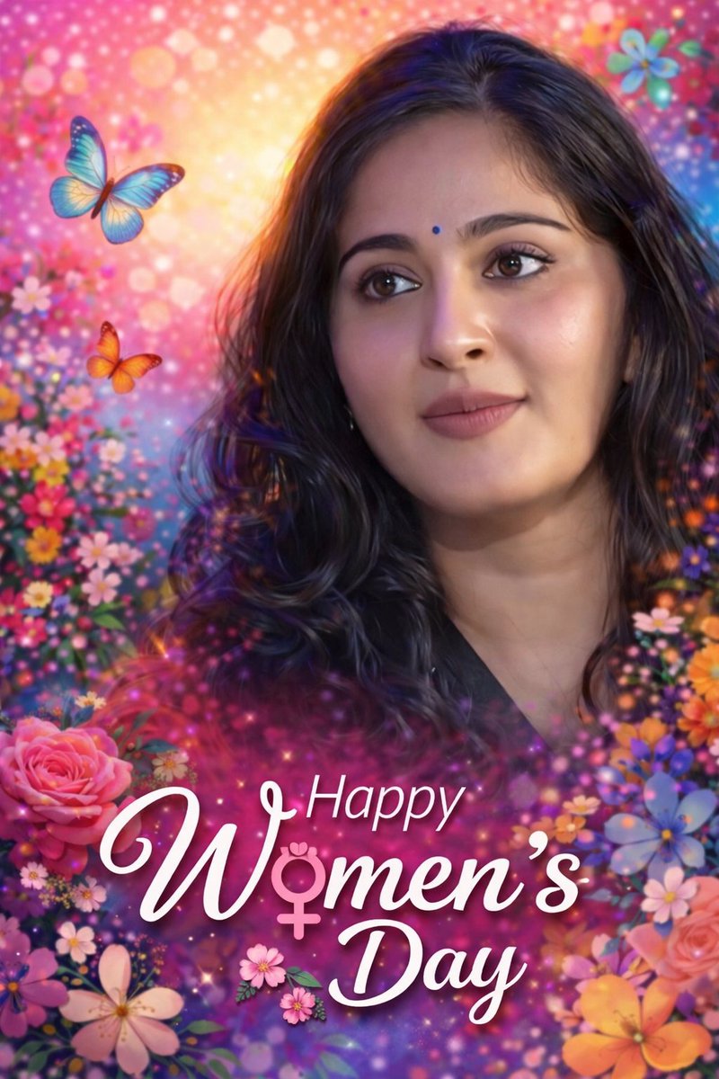 AnushkaStatus's tweet photo. A queen who inspires millions. 👑
Celebrating Anushka Shetty this Women's Day. 🌸

#HappyWomensDay
#AnushkaShetty
#InternationalWomensDay
#QueenAnushka
#WomenEmpowerment
#WomensDay
#StrongWomen https://t.co/3oJ0Hvx2ih