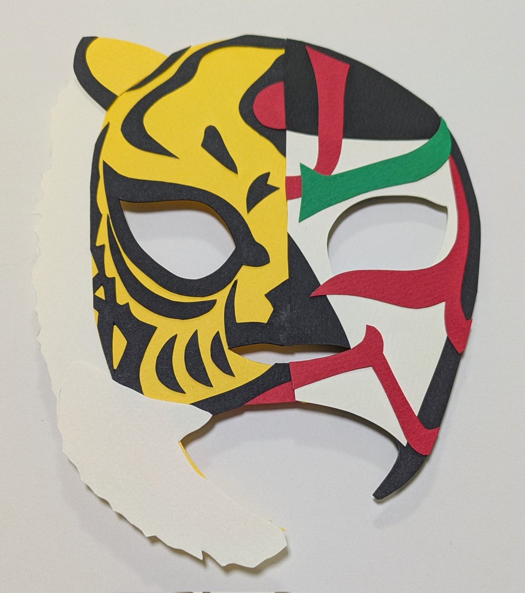 紙工作でプロレスマスク】 〜みちのくプロレス矢巾大会が楽しみ 紙工作でプロレスマスク】 〜みちのくプロレス矢巾大会が楽しみ