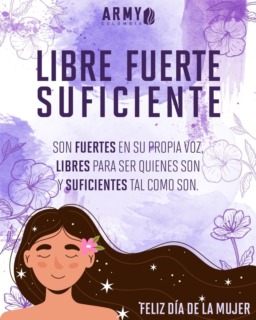 Ser fuerte no siempre significa hacer ruido.
A veces significa seguir adelante.
A veces significa aprender a amarte.
A veces significa no pedir permiso para ser quien eres.
Hoy celebramos a esas mujeres que caminan con esa fuerza.💜
ARMY, hoy celebramos su valentía.
#DiaDeLaMujer