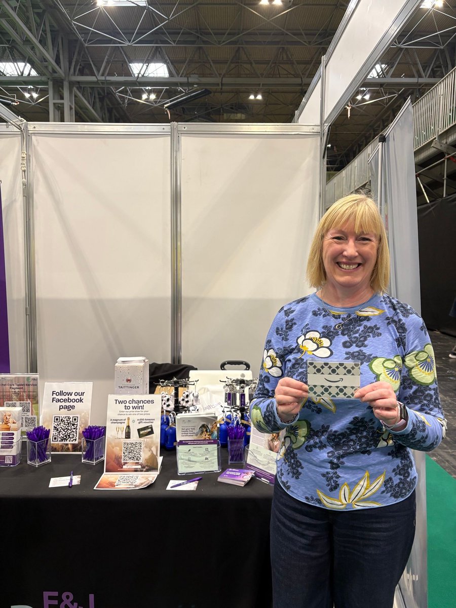 Congratulations to our Saturday prize winners, Martin, Julian and Karen! Karen won our £50 voucher, while Martin and Julian won a magnum of champagne. 

Visit stand 5-218 at Crufts today for your chance to win.

Find out more: eandj.co.uk/visit-us-at-cr…

#Crufts2026