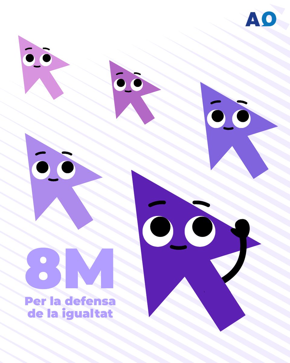 aprenonline's tweet photo. Per a nosaltres, ser feminista significa defensar que les dones som persones amb els mateixos drets i la mateixa dignitat que els homes. No és una lluita contra ningú, sinó una defensa de la igualtat.💜

💜Feliç Dia Internacional de la Dona.💜 https://t.co/2mlk5n6T4v