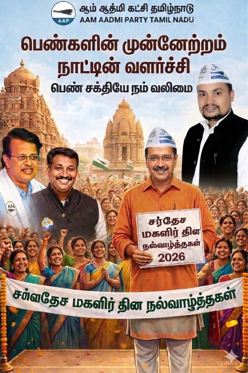 Aam Aadmi Party TamilNadu tweet media