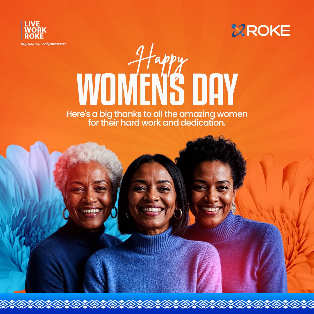 roketelkomug's tweet photo. Celebrating the strength, dedication and impact of women everywhere.

Happy International Women’s Day💐.

#RokeAt19 #LiveTheRokeLife ##womensday https://t.co/f6FM7CIfSQ