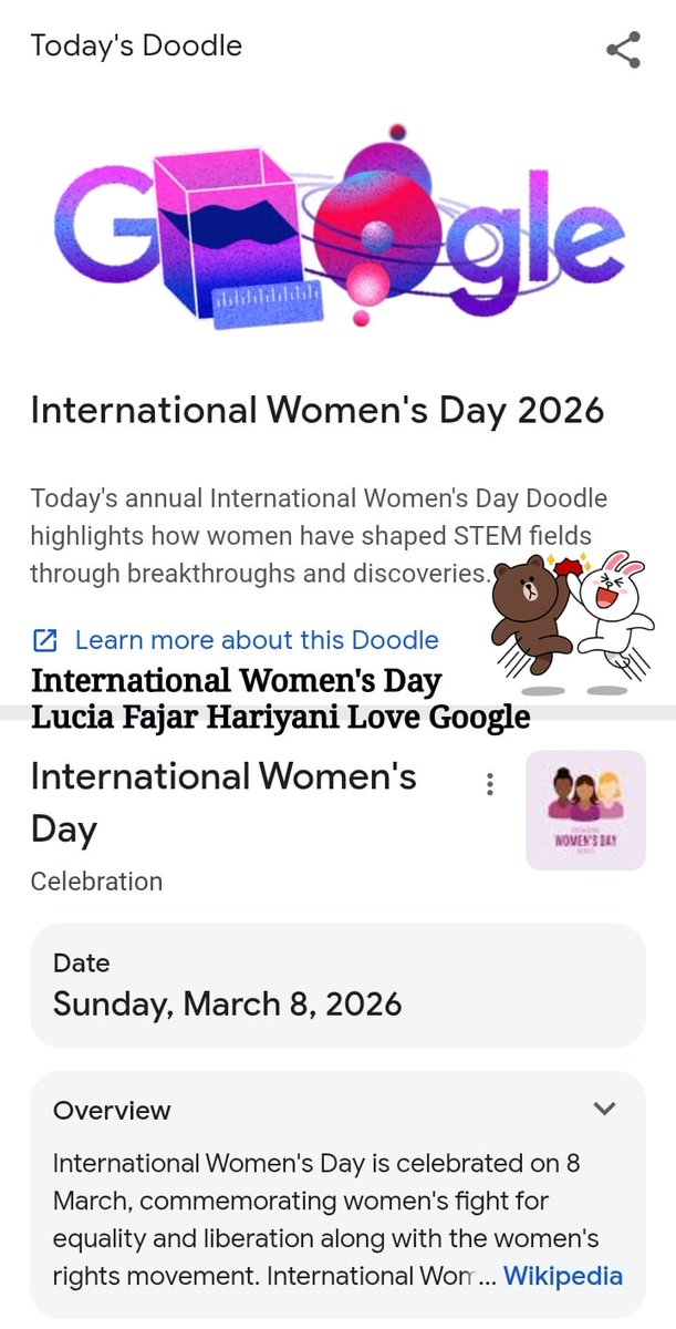 stimku9's tweet photo. 👸👚👕🌲 International Women's Day 2026
Lucia Fajar Hariyani Love Twitter Love Google.. https://t.co/huLc8X8sSz