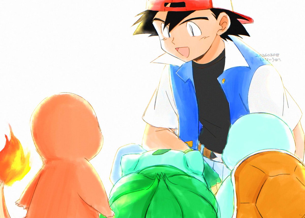 とってもお久しぶりです
30周年記念実況で梨香さんが三匹を呼んでるのがとても良くて…😭✨
幼心にこの三匹をゲットしてバトルするというのは自分はゲームで絶対出来ない事だから、サトシがものすごく特別な存在に思えていたことを思い出したりしました
私の中でずっと圧倒的主人公だ…ずっと好き✨