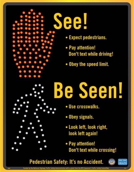 NYPD107Pct's tweet photo. "Stay safe and be seen! 🚶♂️✨ Always obey signals while walking. Your visibility matters—let's keep our streets safe for everyone! #WalkSmart" https://t.co/TOBrIUlSWU