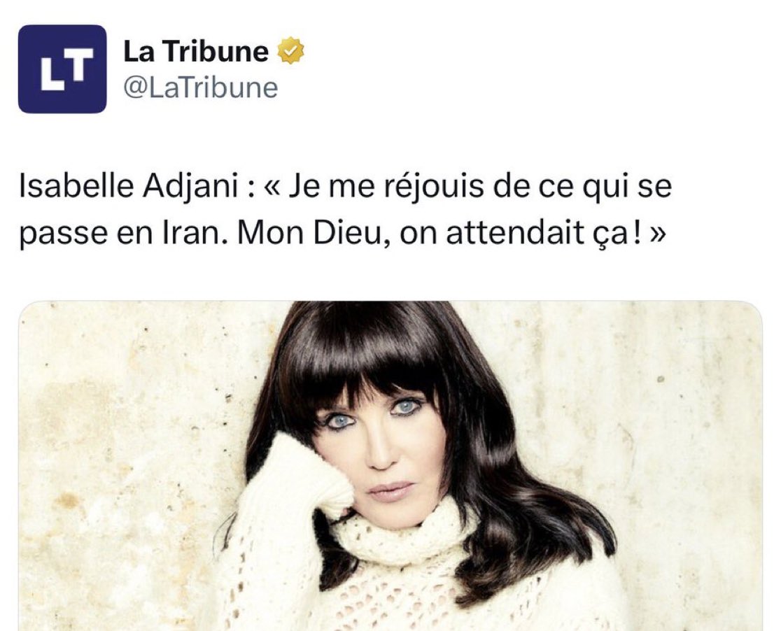 zairker's tweet photo. Que c’est beau de voir des innocents mourir sous les bombes. 
#Iran #IsraelIranConflict #Adjani https://t.co/NJ7JTXQTvf