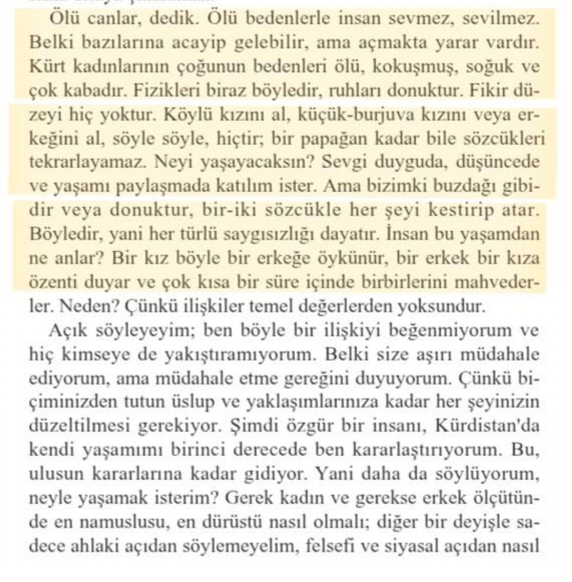 0ofellia's tweet photo. @iloveciya @elifsgokcen Pkk ve terörist başının Kürt kadınına verdiği değer işte budur. Bak kadına değil Kürt kadınına… 8 Mart senin neyine? Önce karakter gelişimini tamamla kendinle çelişme. https://t.co/USbyqVTLDT