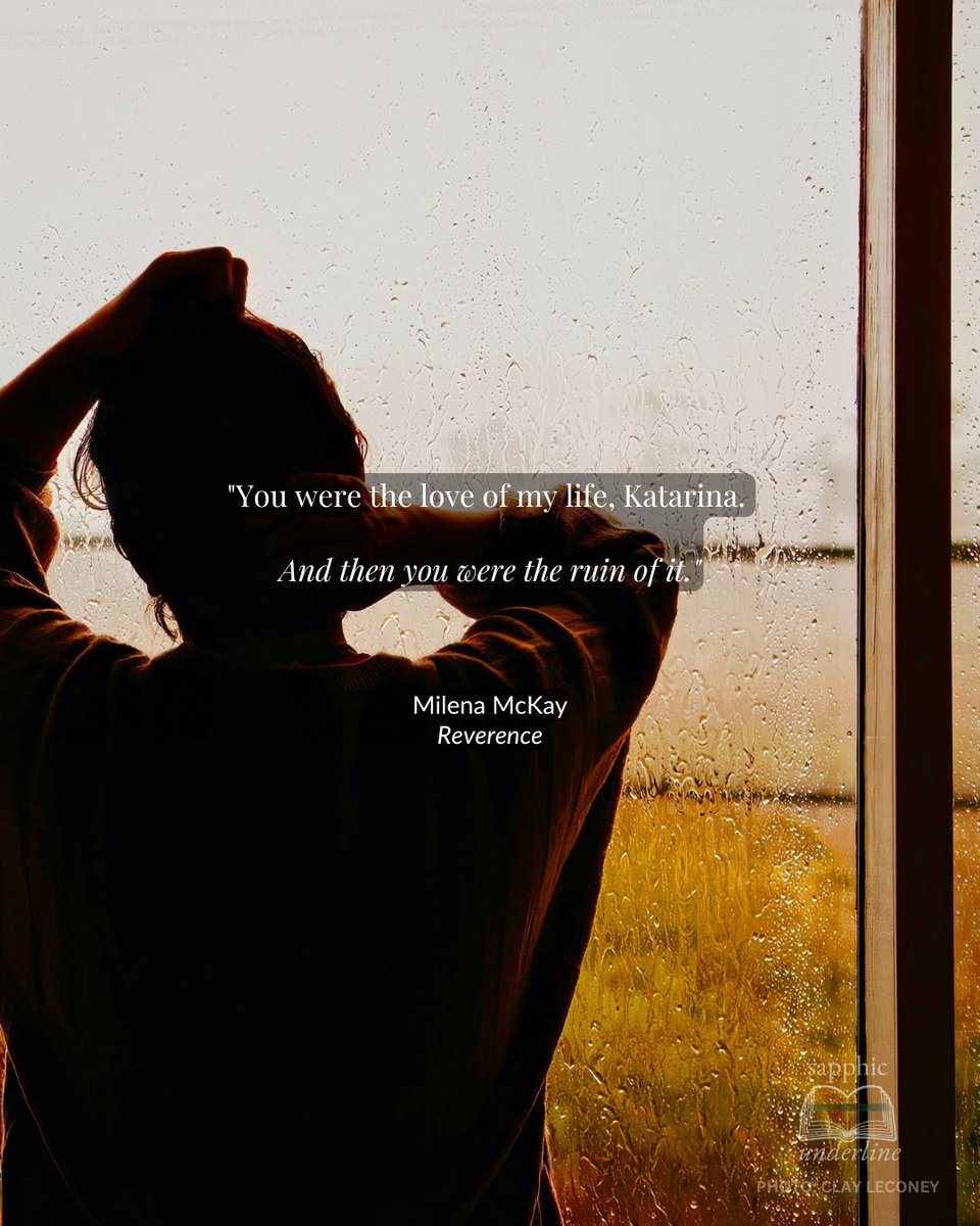 sapphic_lines's tweet photo. Some love stories don’t leave you the same.

Reverence, Milena McKay
#sapphicbooks #wlwbooks #sapphic https://t.co/tmRAwaUHdN
