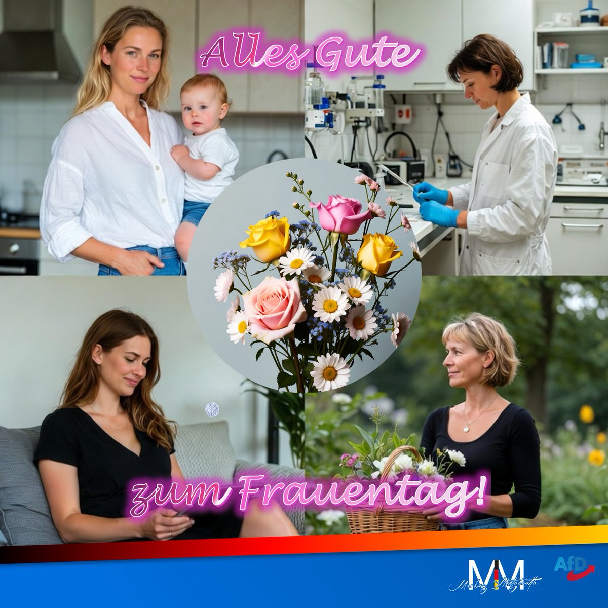 Allen deutschen Frauen einen schönen #Frauentag!