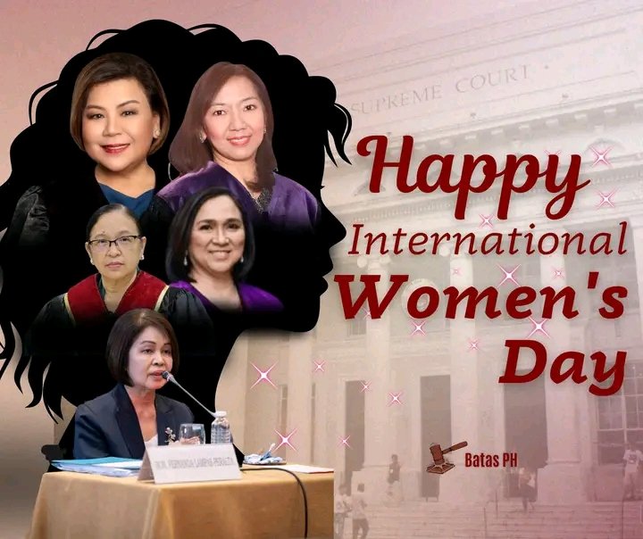 Batas_Ph's tweet photo. 𝐇𝐚𝐩𝐩𝐲 𝐈𝐧𝐭𝐞𝐫𝐧𝐚𝐭𝐢𝐨𝐧𝐚𝐥 𝐖𝐨𝐦𝐞𝐧’𝐬 𝐃𝐚𝐲! 

Today, we celebrate the strength, resilience, incredible hard work and valuable contributions of women in upholding justice. 

#batasph https://t.co/CpIWmL7nOX