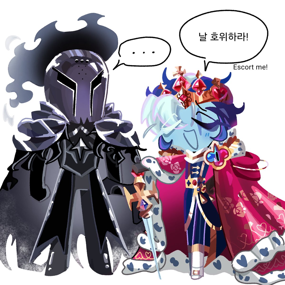 neaya690019's tweet photo. #cookierunkingom
#silentsaltcookie
#shadowmilkcookie
#silentmilk
#silentshadow
사솔쉐밀
쉐밀쪽에 힘 다 빼서 사솔 채색 좀 대충하긴함 https://t.co/fqlVa49rjm