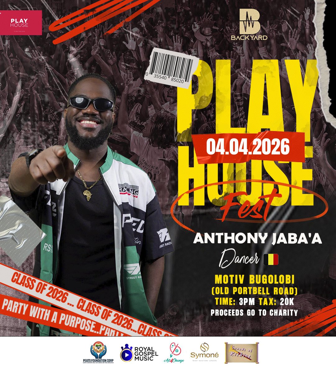 #PlayHouseFest is getting louder, bigger,  crazier

Belgium in the building🇧🇪🎧<a href="/uniekgrace/">Uniekgrace</a> @anthony_ja @lenaaNOfficial <a href="/Anthony_JA/">Anthony Armstrong</a>baa

Are u ready for the International sounds

4th April 2026
📍 <a href="/MotivUG/">MOTIV</a> Bugolobi
🎫 20k Tax 🕒 3pm

#PlayHouseFest #PlayHouseEvents