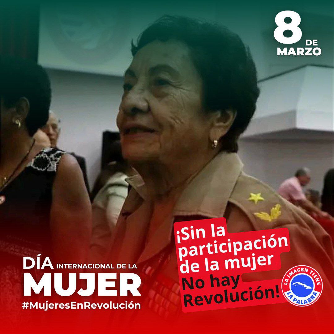 Felicidades a todas las mujeres cubanas que con su talento obligan a los hombres a la virtud.
#CubaEstáFirme