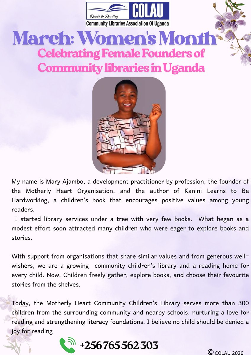 Community Libraries Association of Uganda tweet media