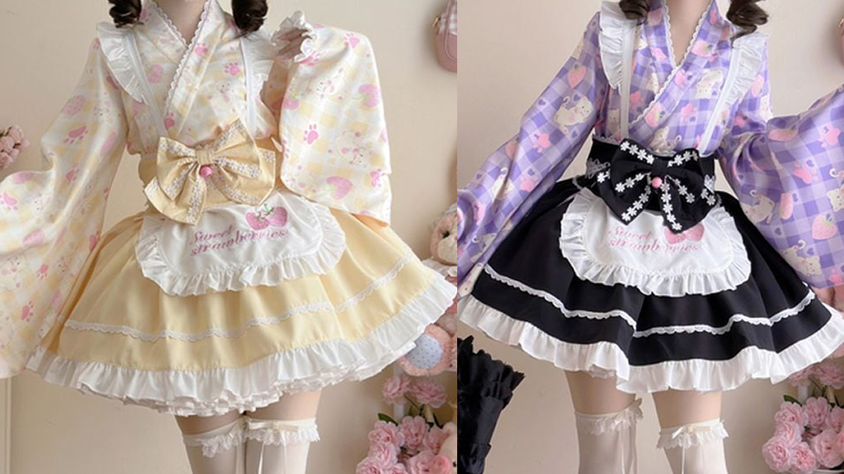 Maidens_Reve's tweet image. 和風メイドセットアップ♥