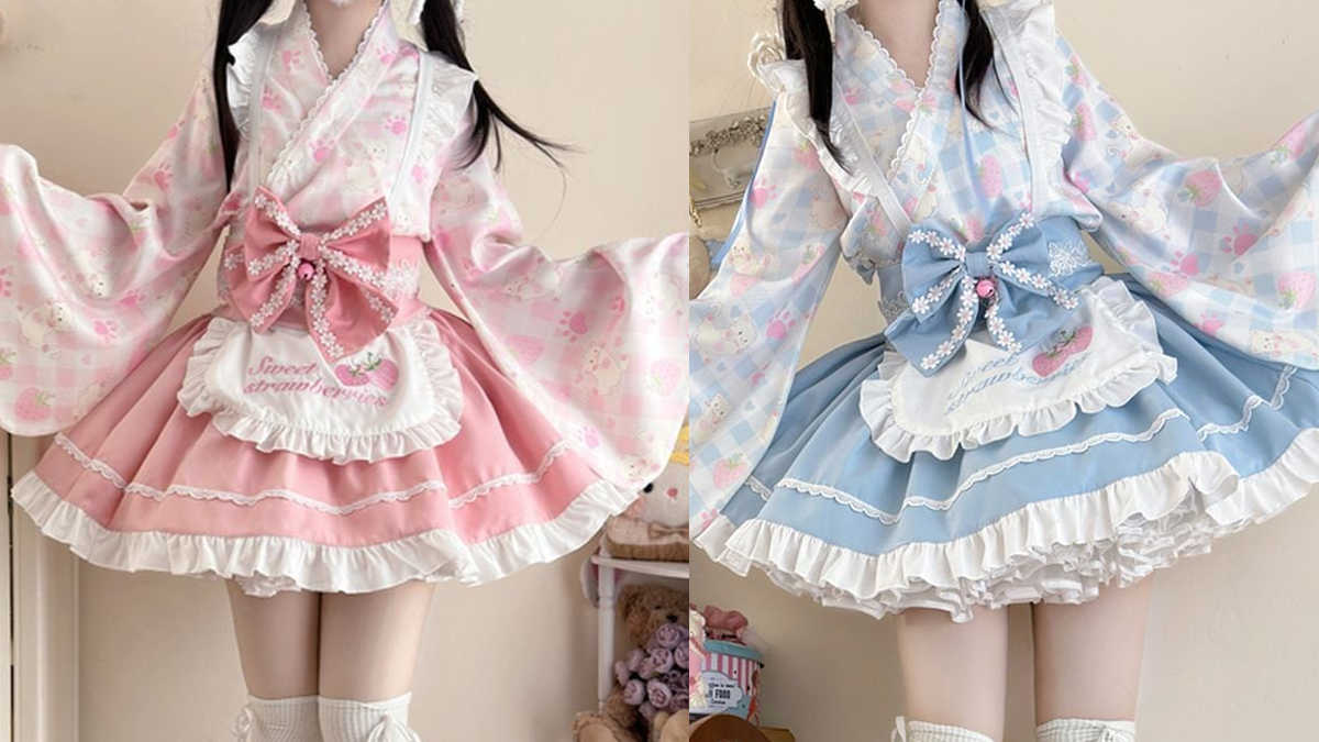 Maidens_Reve's tweet image. 和風メイドセットアップ♥