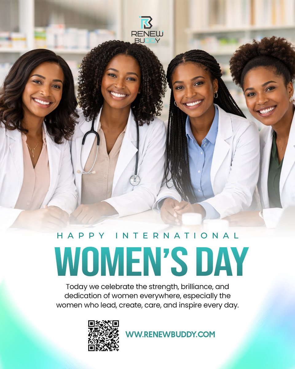 BuddyRenew's tweet photo. Happy women’s day from the RenewBuddy team✨ https://t.co/6vQ3CSX37m