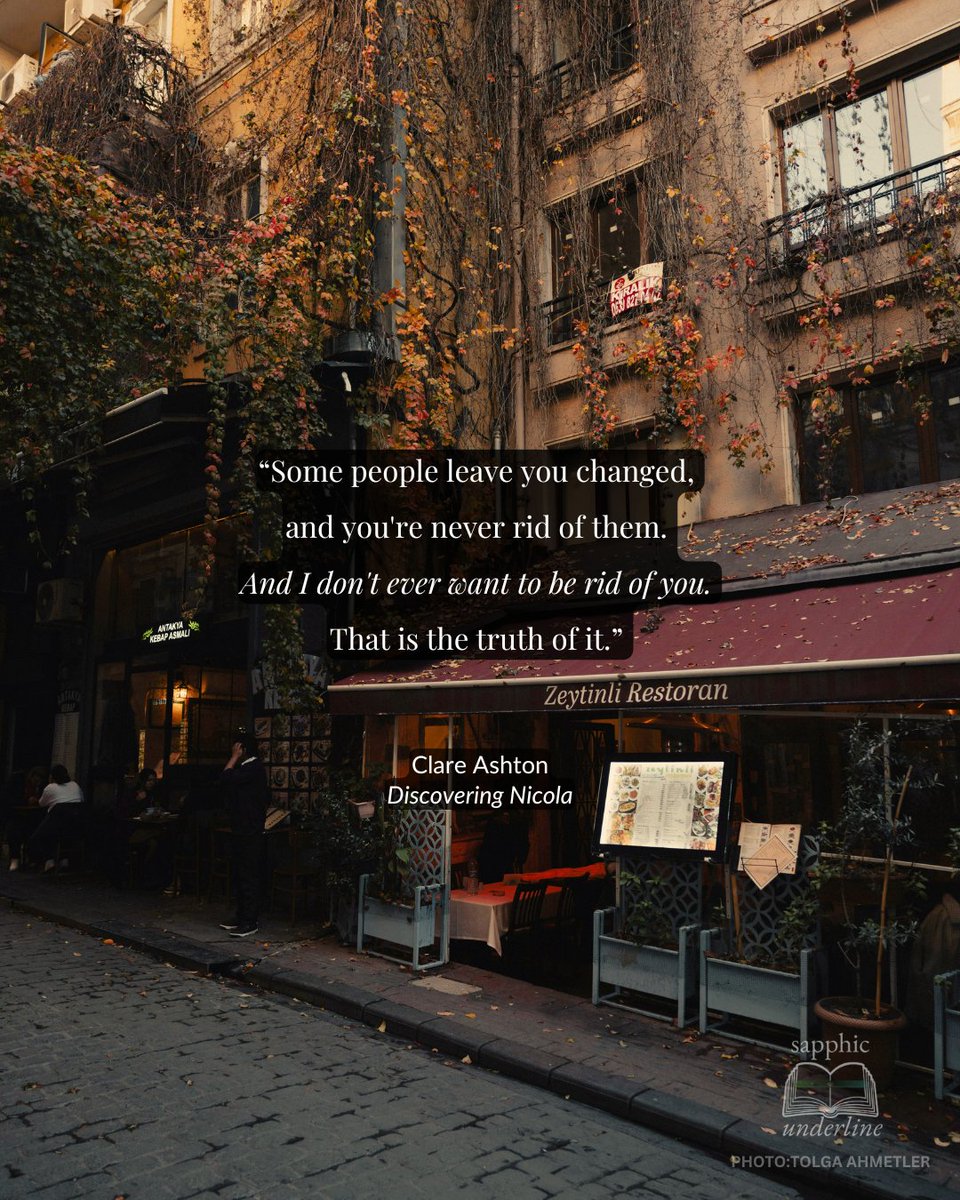 sapphic_lines's tweet photo. Some people change your life in ways you never want to undo.

Discovering Nicola, Clare Ashton
#sapphicbooks #wlwbooks #sapphic https://t.co/ac6XVvMqtD