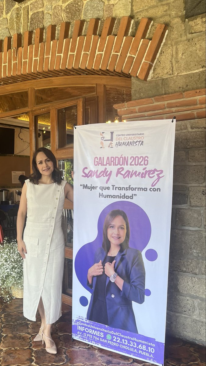SandyRamirezSz's tweet photo. 8 de marzo.
Galardón otorgado por la Universidad del Claustro Humanista y recibido con profundo agradecimiento. La radio de calidad permanece, así como el compromiso con la sociedad poblana de promover valores y generar espacios reales de escucha y participación.
#Puebla https://t.co/5hH0QVqXWb