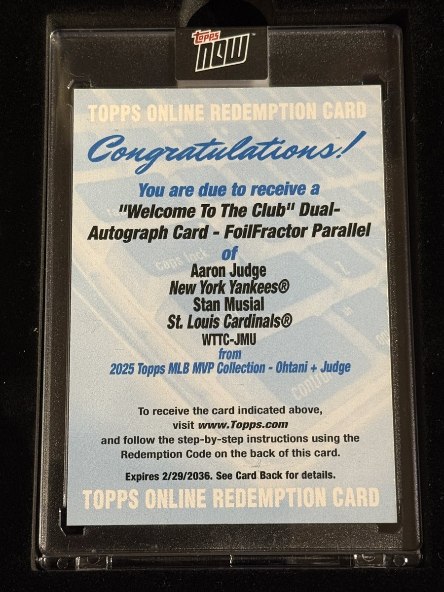【UPPER DECK】スタン・ミュージアル 直筆サイン入り写真 28/200 2025 Topps MLB MVP Collection – Ohtani & Judge Judge “Welcome to