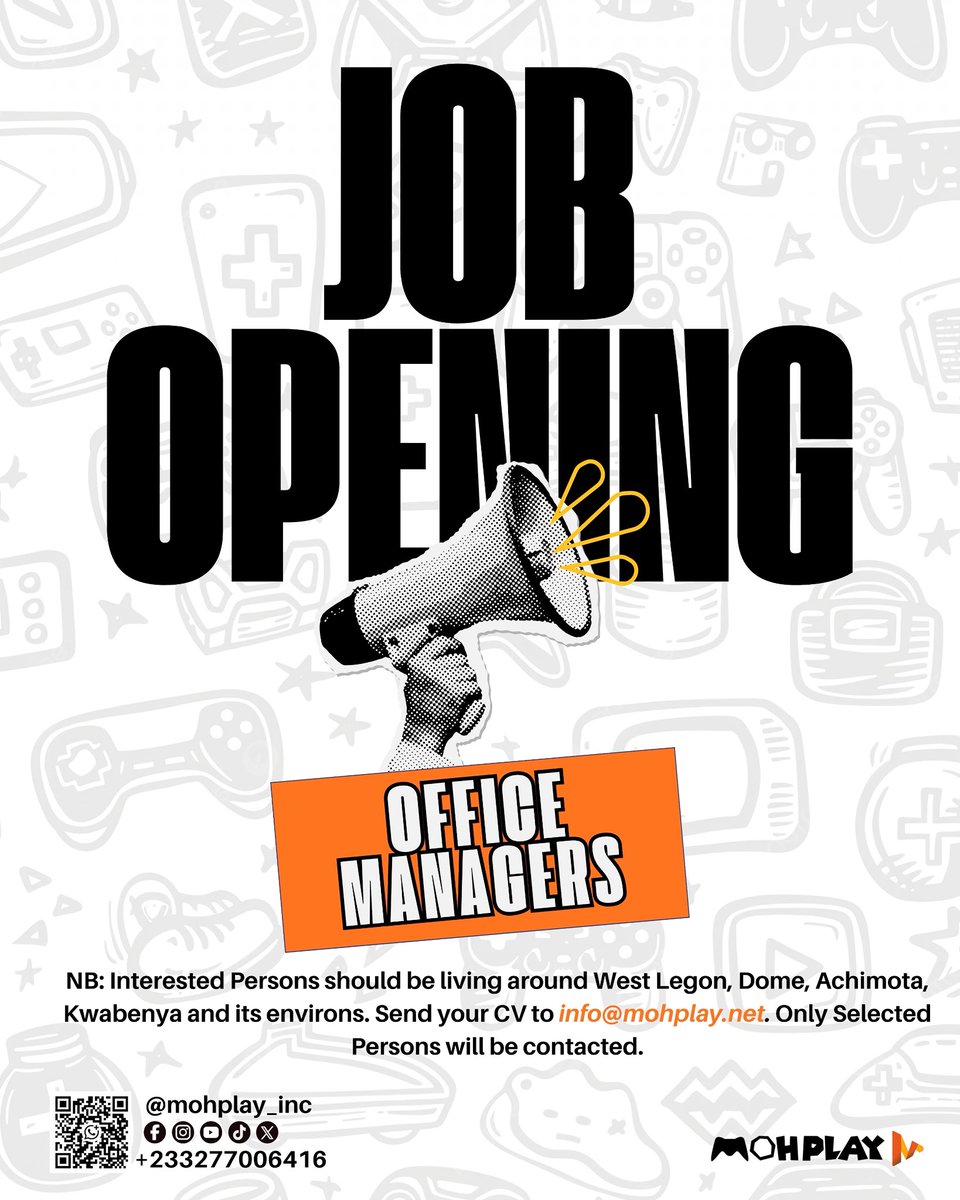 Breaking : Vacancy Available..
Kindly repost and tag your friends .. 🙏🏾🙏🏾🙏🏾