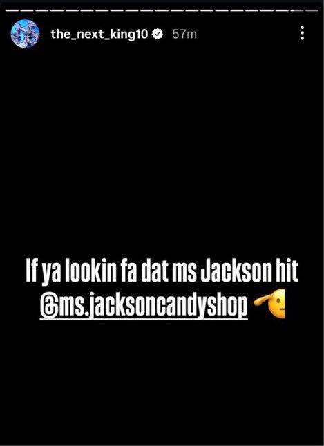 Raindropsmedia1's tweet photo. King Harris is now reportedly selling cannabis with 50 Cent’s late mother, Sabrina Jackson, on the cover—‘Ms. Jack Pack’—and telling fans where to buy it. 👀 https://t.co/9luB6PdQJE