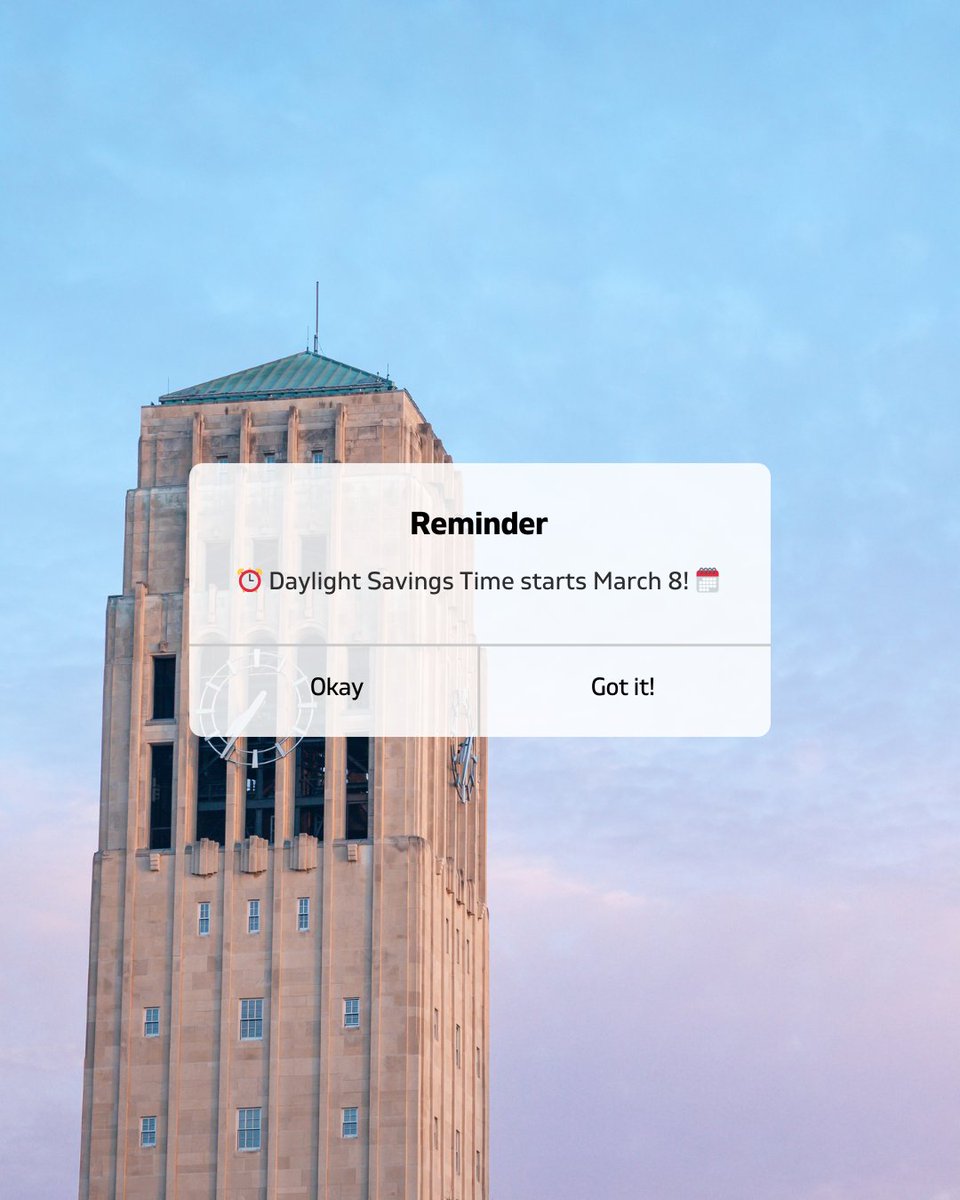 UMMHealthy's tweet image. ⏰ Don’t forget to spring forward on March 8!
Losing an hour of sleep? Try getting morning sunlight, unplugging early, and staying active to ease the transition. #DaylightSavingTime