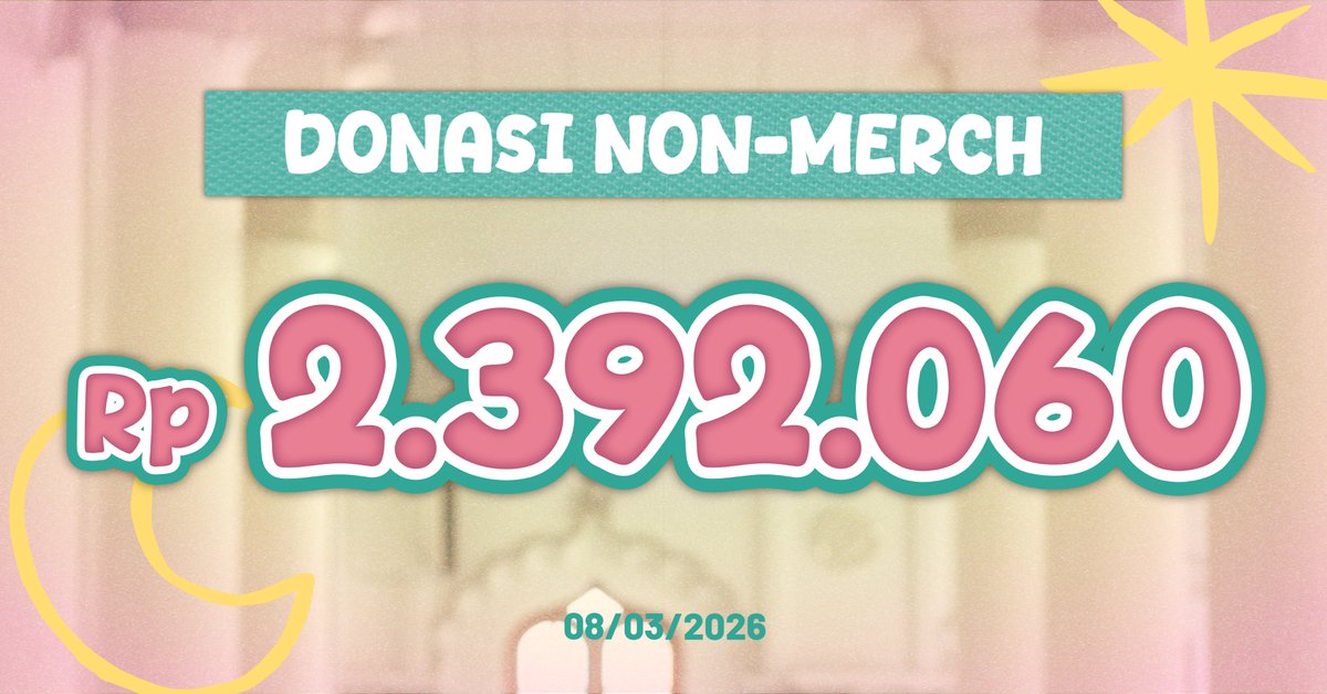 seMOAloka's tweet photo. Masha Allah, total donasi non-merch hari ke-15 โจ๐ฅน
Berkat seMOA, terkumpul 100 paket takjil Jakarta & 85 Surabaya.
Form donasi & PO merch masih dibuka hingga 11 Maret. Kelebihan donasi akan disalurkan untuk pemulihan bencana Sumatera Utara.
https://t.co/Ew0pFSMEeE
#MBGyu https://t.co/1Aq1cCmrnK