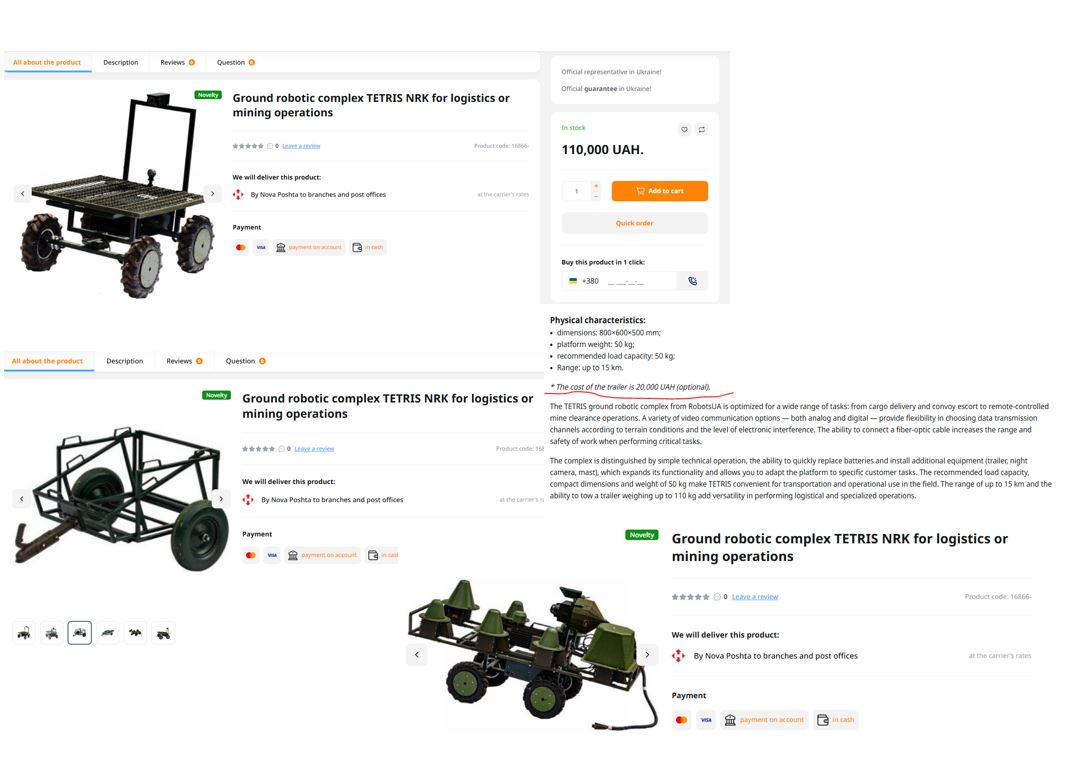 Lorelei_0502's tweet photo. #95th Air Assault Brigade (@95_brigada) #Zaporizhzhia offensive
2x Matrice 4T
2x FPV charging Stations
Ground Robotic Complex TETRIS NRK with trailer
One more FPV charging Stations
Revised Goal ~€10, 500
🔥Important updates🔥
1. The second Matrice 4T has been fully financed.
You are the best, #Fellas. I truly cannot thank you enough! 🫂💕
The payment report will be posted shortly.
2. The @95_brigada has already received the first Matrice 4T and two FPV charging stations.
The thank-you video/report will be released in about an hour.
3. The third part of the collection will change slightly.
Instead of five fiber-optic spools for FPVs, the guys requested:
Ground Robotic Complex TETRIS NRK with trailer – about €2,595 + €50 delivery
One additional FPV charging station – about €300
Total: around €2,900
Why the change?
Whether China sold everything to ruzzia or is preparing for its own war, the result is the same: fiber optics have become insanely expensive.
Fiber-optic spools for FPVs (60.4 km) have skyrocketed in price. When the request first came in February, prices in Ukraine had already jumped from €400 to about €1,020 per spool.
I then found a supplier in China and planned to order from there. But when I contacted them on Friday for the invoice, they informed me that the price had jumped to €1,000 per spool, and I needed five. In Ukraine the price is now €1,337–€2,000 per spool, which is absolutely obscene.
So the guys decided that getting the TETRIS NRK ground robot+trailer and another charging station would be more useful than paying those inflated prices for fiber optics.
The good news is that because I managed to secure two Matrice 4T drones for €3,500 each instead of €4,000, we still remain under the original fundraising goal of €10,900.
🆘€2,816.20 To Close the mission
💰PayPal: shulikatamara@gmail.com
💰MonoJar https://t.co/ILFdfSURFj
✅€83.8
Remaining goal: €2,900
