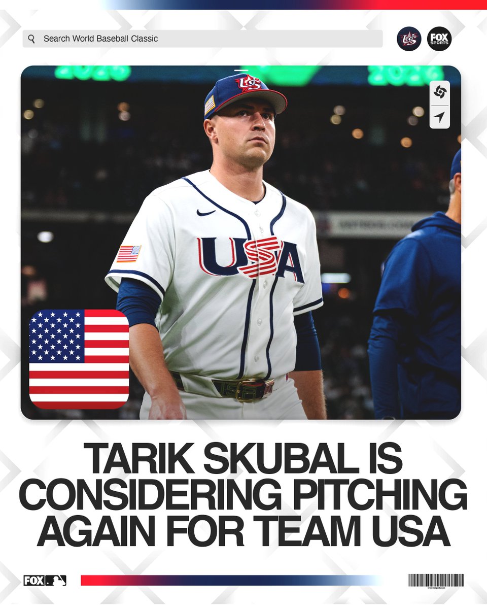 Tarik Skubal told reporters that he is thinking about pitching again in the WBC.
Skubal's original plan was to leave for Tigers camp after his one start, but after last night's game, he said "this is gonna be one of the tougher decisions I've made in my career."
