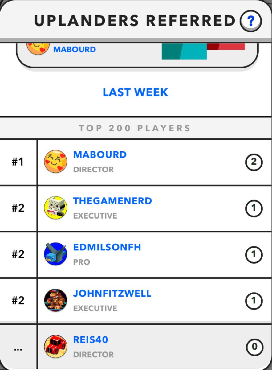 ImTruetoMe's tweet photo. @uplandme Don’t we need a referral overhaul? Screenshot: only 5 referrals last week! What can be done to get more people signing up? Ideas? Reply now! #uplandme https://t.co/loxtZgZCfX