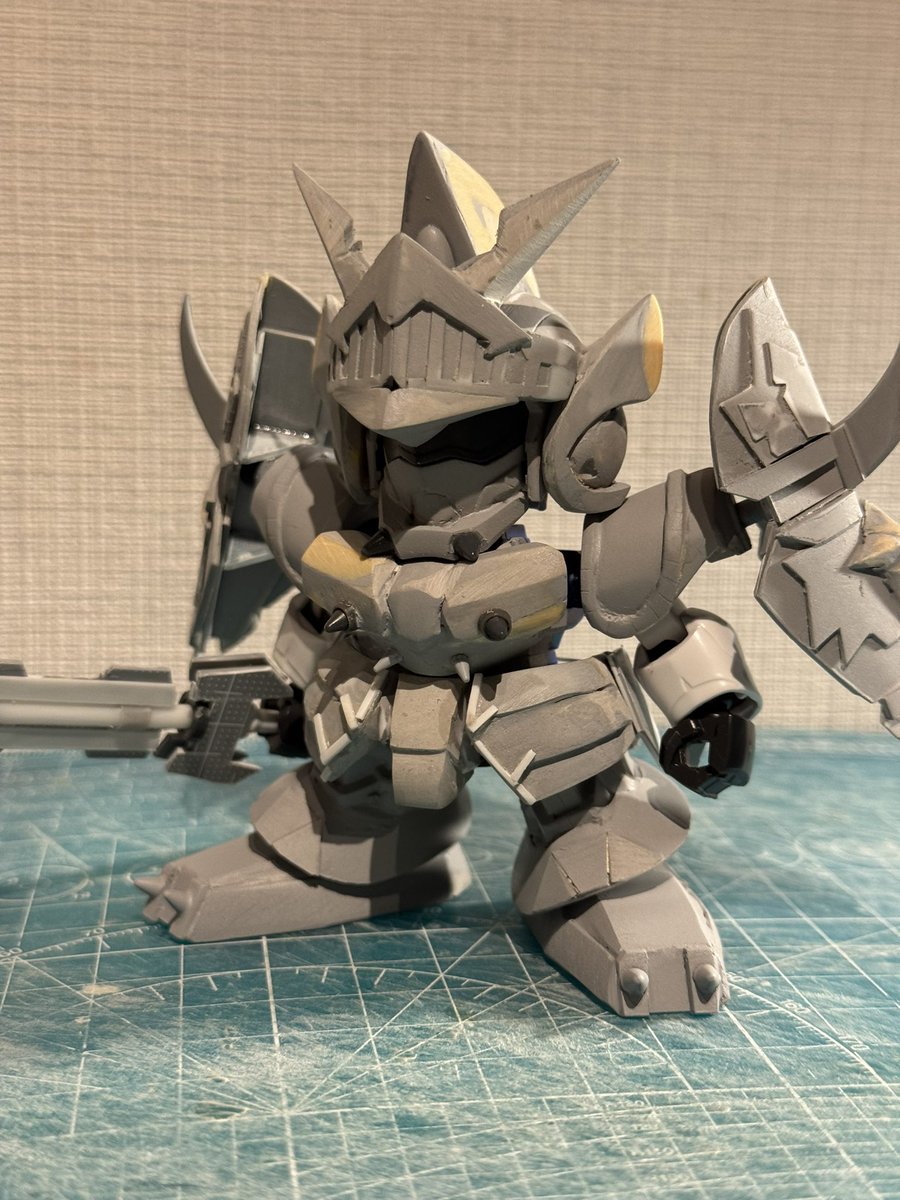 間違い探しレベルですが、騎士GP02の進捗です💦
胴体周りをディテールアップしてます。

年度末抜けたら完成度上げられそうだけど

#SDガンダム #俺SD作ってるぜ #ガンプラ #聖機兵物語