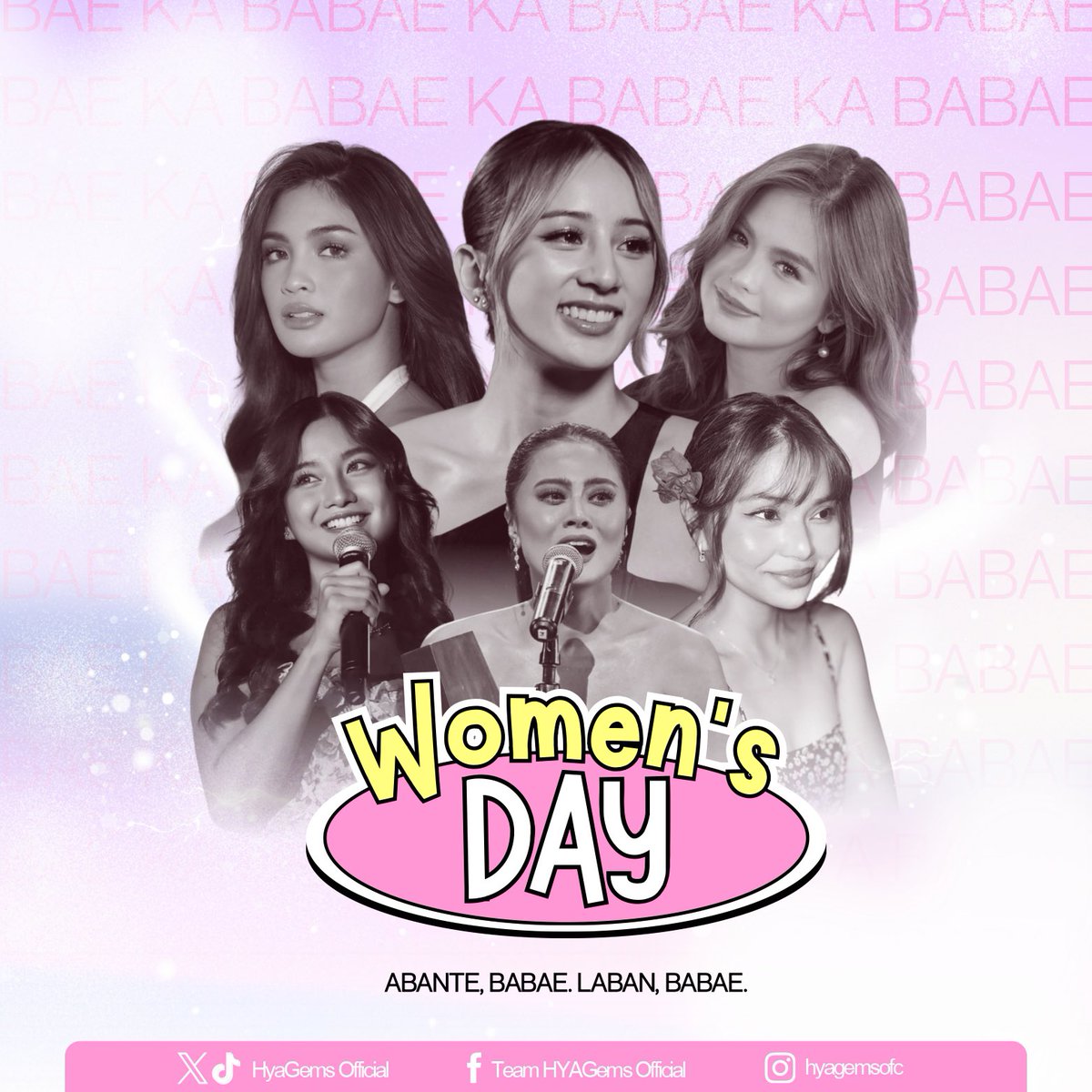 HyaGemsOFC's tweet photo. 𝗔𝗕𝗔𝗡𝗧𝗘, 𝗕𝗔𝗕𝗔𝗘. 𝗟𝗔𝗕𝗔𝗡, 𝗕𝗔𝗕𝗔𝗘.

Minsan na tayong ikinahon.
Minsan na tayong pinatahimik.
Minsan na tayong pinaniwalang hanggang dito lang tayo.

At bilang babae, ilang dekada na nating pinaglalaban ang karapatan natin —
ang karapatang marinig,
ang karapatang mangarap,
ang karapatang pumili kung sino tayo at kung ano ang kaya nating marating.

Matagal na tayong lumalaban.
Sa mga salitang nagpaliit sa atin.
Sa mga sistemang nagtangkang limitahan tayo.
Sa mga mundong hindi palaging handang makinig sa tinig ng isang babae.

Ngunit sa kabila ng lahat ng iyon,
𝒏𝒂𝒏𝒅𝒊𝒕𝒐 𝒑𝒂 𝒓𝒊𝒏 𝒕𝒂𝒚𝒐.

Babaeng patuloy na tumitindig.
Babaeng patuloy na nangangarap.
Babaeng patuloy na lumalaban.

Sa bawat sugat na iniwan ng nakaraan,
mas lalo lang tumibay ang ating paninindigan.
Sa bawat luha na minsang itinago,
mas lalo lang lumakas ang ating boses.

Dahil ang babae ay hindi kailanman naging mahina.
Matagal lang siyang sinubukang patahimikin.

Ngunit hindi na ngayon.

Ngayon, mas malinaw na ang ating tinig.
Mas matatag na ang ating hakbang.
Mas buo na ang ating paninindigan.

Kaya sa bawat babaeng patuloy na bumabangon,
sa bawat babaeng patuloy na naniniwala,
sa bawat babaeng patuloy na lumalaban —

𝗔𝗕𝗔𝗡𝗧𝗘, 𝗕𝗔𝗕𝗔𝗘. 𝗟𝗔𝗕𝗔𝗡, 𝗕𝗔𝗕𝗔𝗘 🎀💖

#WomensDay | #HyacinthCallado