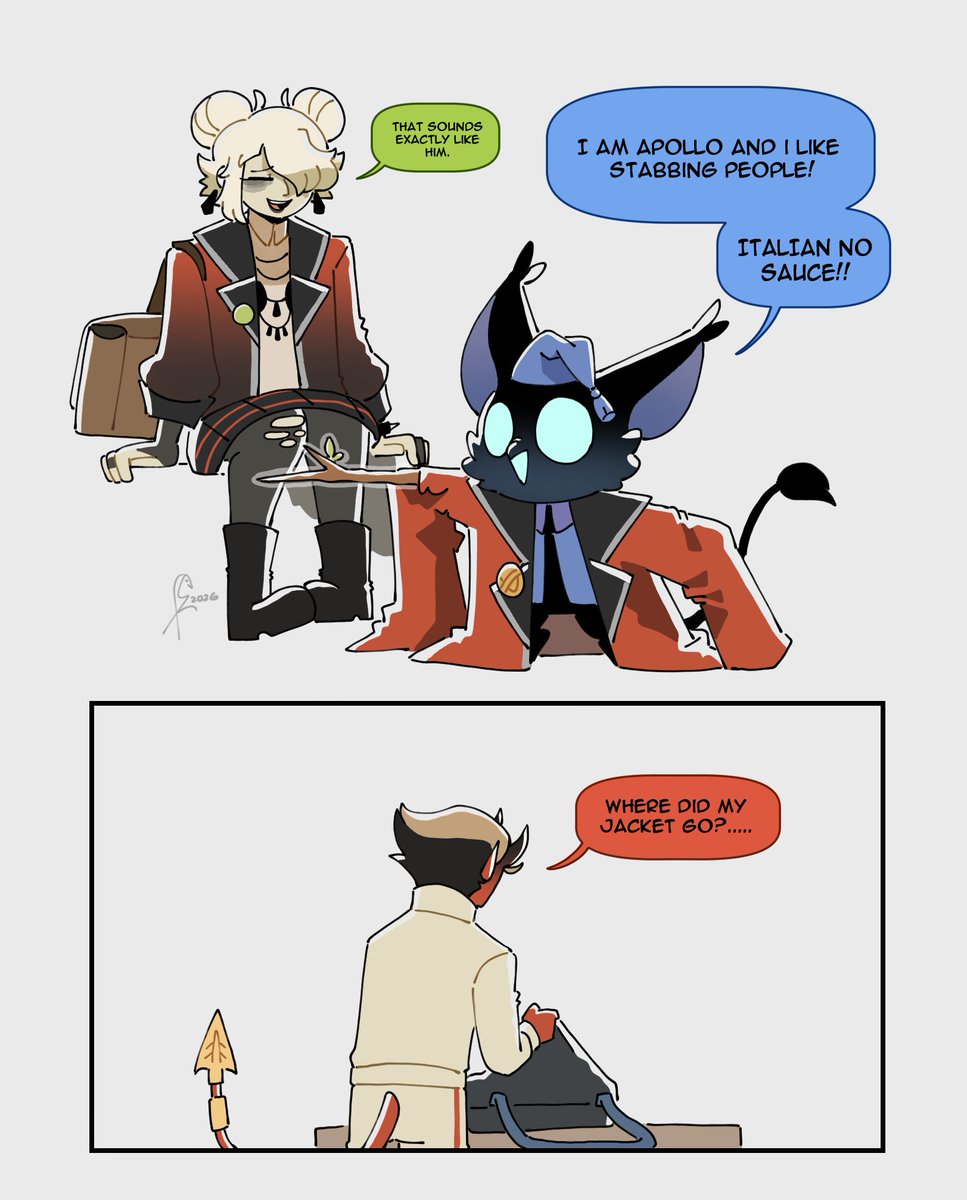 They got his jacket.