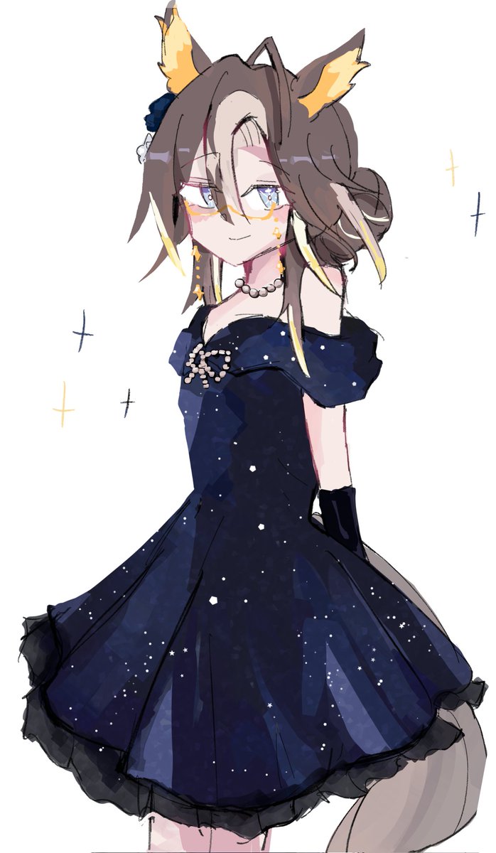 Journey in pretty dress