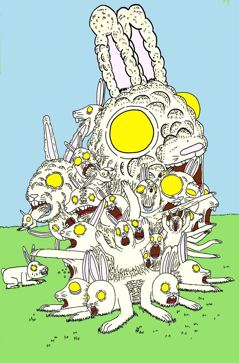 DaveO19950's tweet photo. Duplicated mutated rabbits.
 
#art #digitalart #illustration https://t.co/fSMq6BNWm8