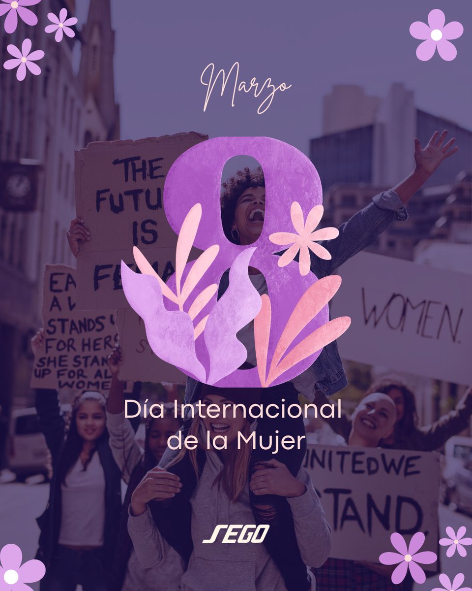 El talento y la determinación de las mujeres impulsan cambios que transforman el mundo. 🌍💜
En SEGO reafirmamos nuestro compromiso con la igualdad de oportunidades y el reconocimiento a cada mujer que inspira con su esfuerzo y liderazgo. 💪✨

#8M #DíaDeLaMujer #SEGO 💐