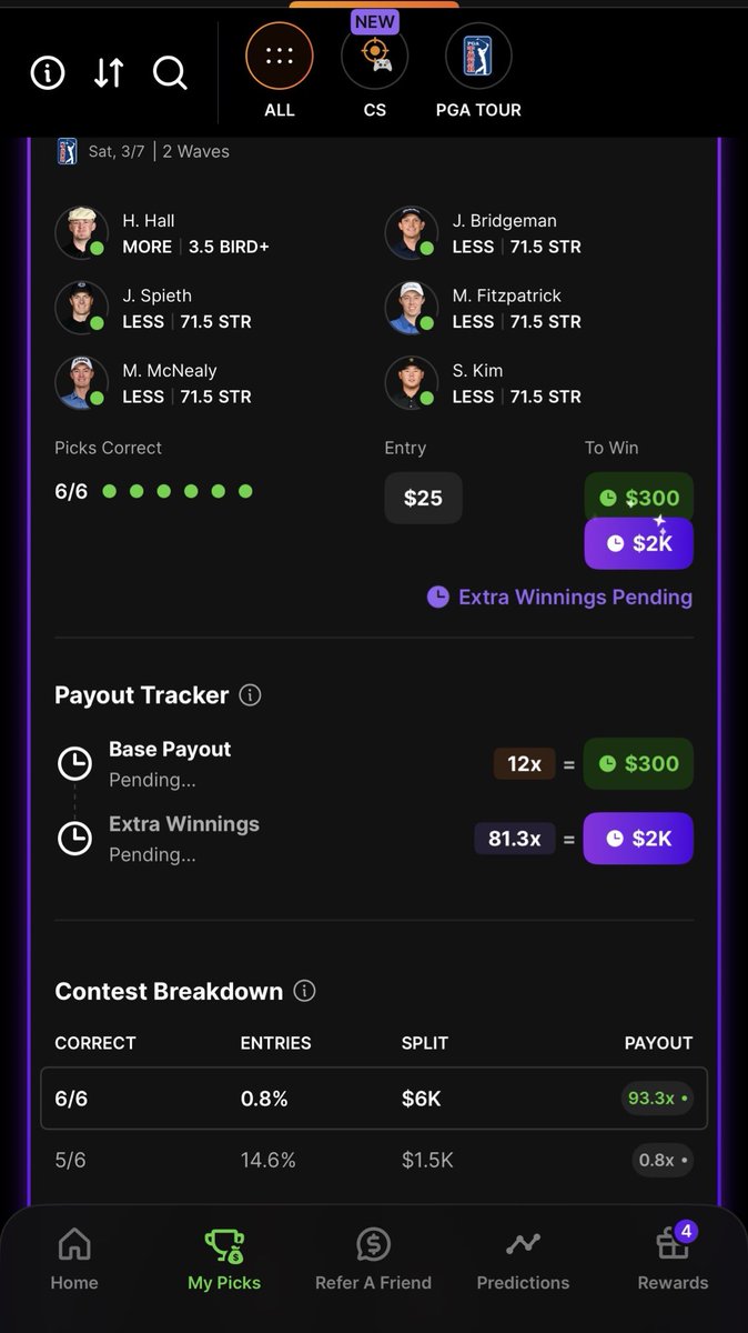 DFS_Production's tweet photo. Mr. Extra Winnings is BACK!! @Pick6 😈🧨🚀 https://t.co/DHmdxk8Bfz
