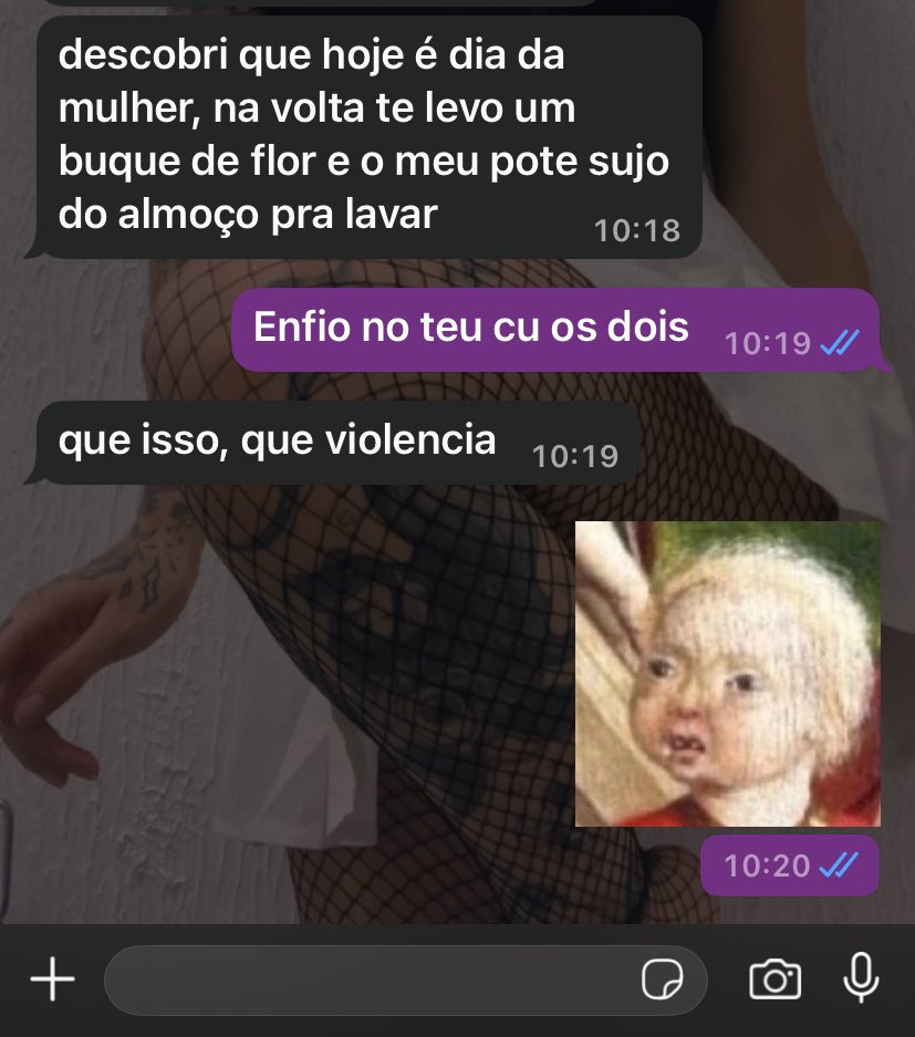 VareraBrenda's tweet photo. O pote até vai. Agora, flor vsfd https://t.co/tGqRdr6QPX