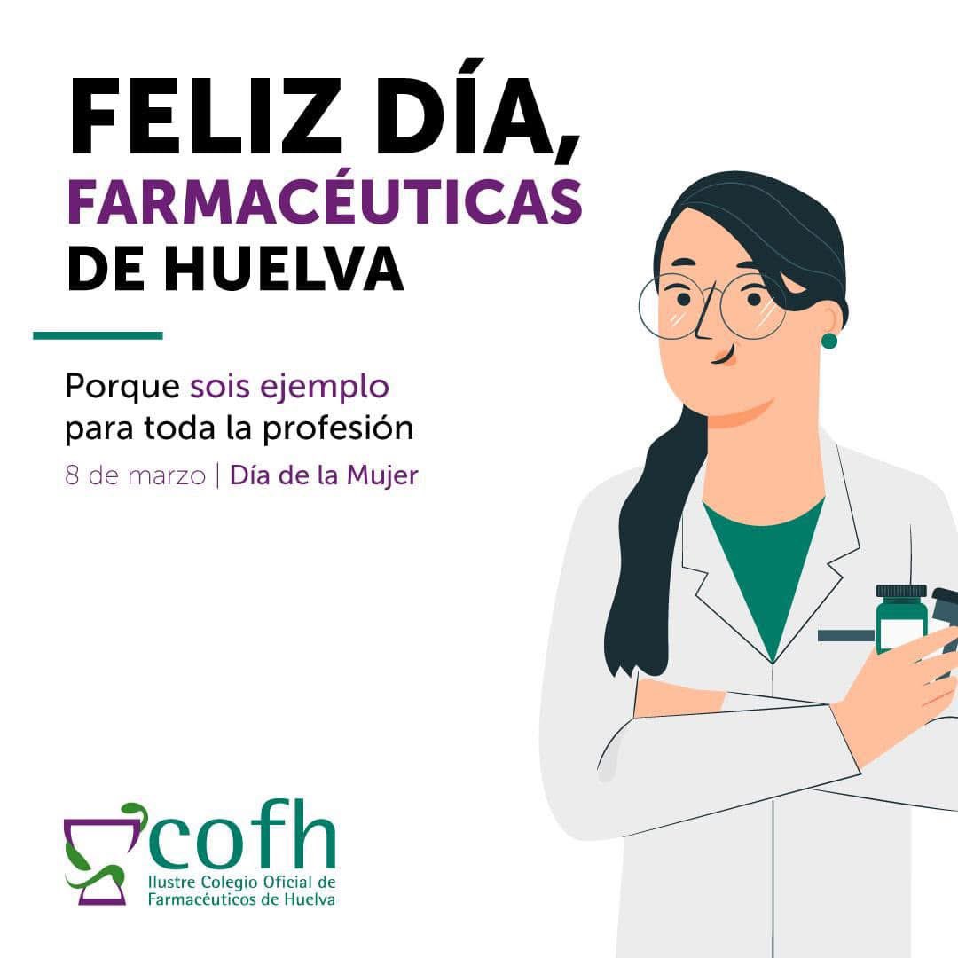 CofHuelva's tweet photo. 🟣 Sois esenciales para nuestra profesión. Por todo lo que aportáis a la #Farmacia de #Huelva, 

GRACIAS

#8M #DiaInternacionalDeLaMujer https://t.co/rjXdJX601W