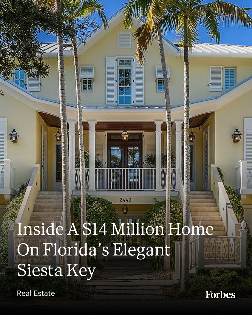 Forbes's tweet photo. Set on a 31,293-square-foot waterfront lot, this Sarasota home offers one of the world’s most coveted and limited luxuries—uninterrupted access to the ocean.

Take a look inside: https://t.co/8RIJ6vmSIk
Photo: Michael Saunders &amp; Company https://t.co/k0J6DoYz1x